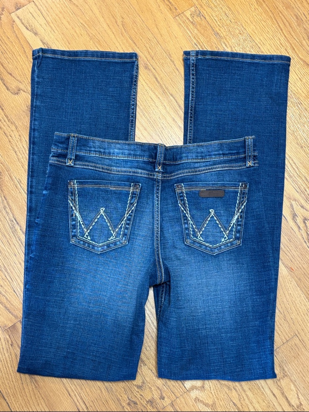 -Wrangler Women's Ultimate Riding Stretch Bootcut Jeans "No Gap Waistband" Sz 18
